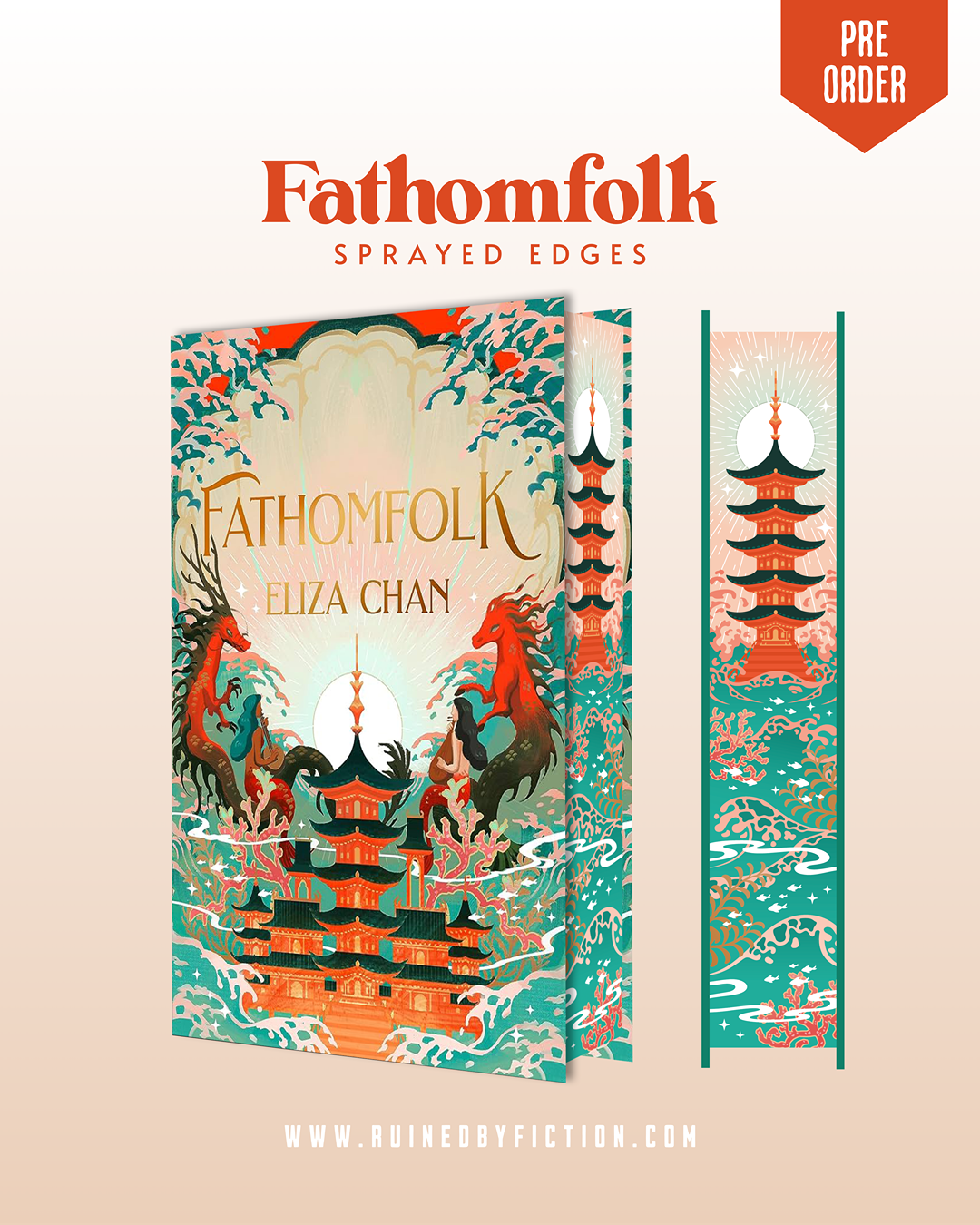 Fathomfolk sprayed edges Eliza Chan