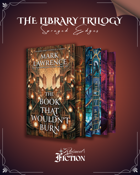 The Library Trilogy (The Book That Wouldn't Burn) - Sprayed Edges