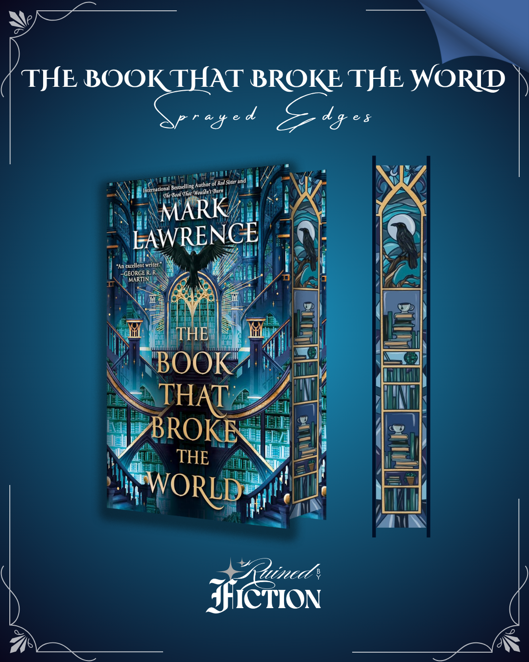 The Library Trilogy (The Book That Wouldn't Burn) - Sprayed Edges