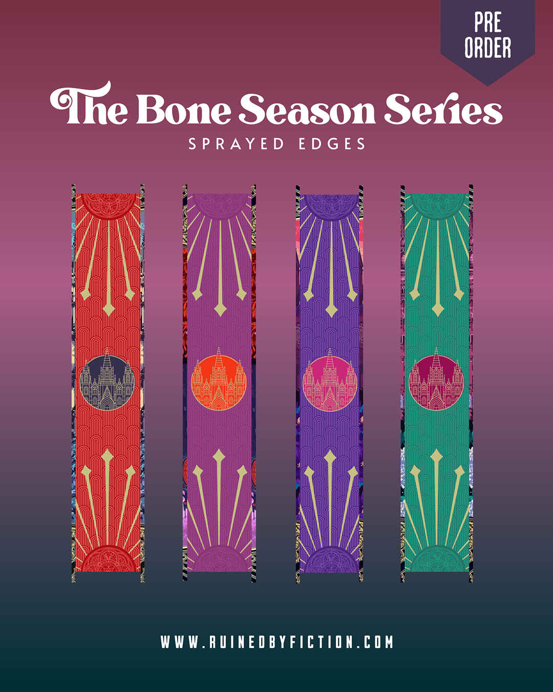 The Bone Season Series - Sprayed Edges