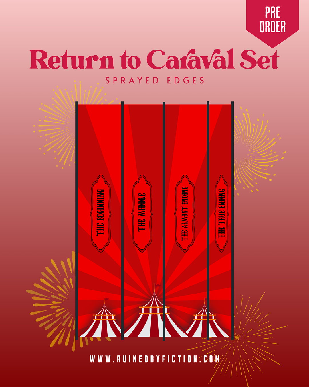 Return to Caraval set - Sprayed Edges (with Spectacular)