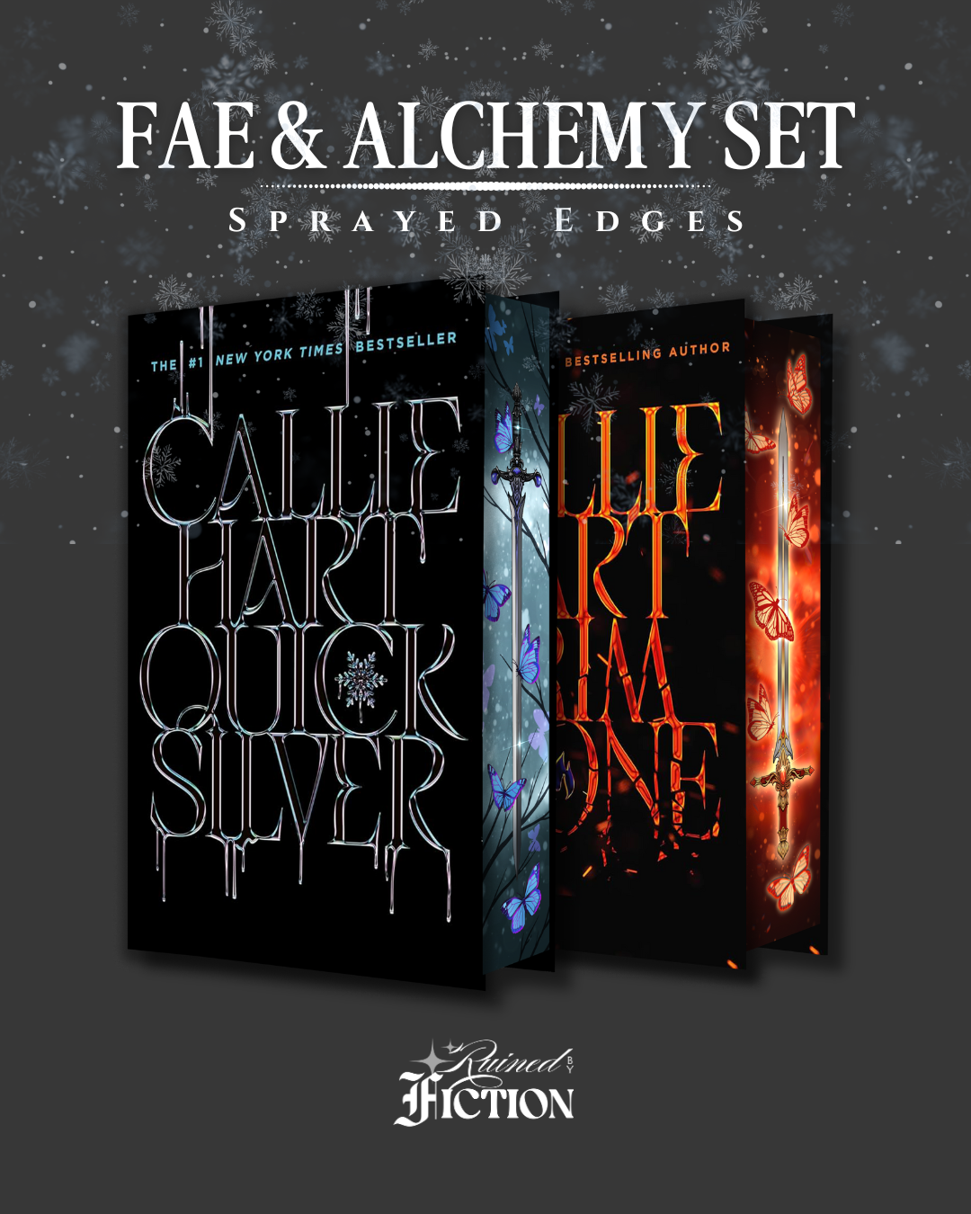 Fae and Alchemy Set (Quicksilver and Brimstone) - Sprayed Edges
