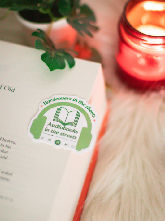 Audiobooks in the Streets - Bookish Sticker