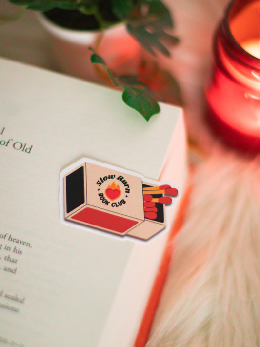 Slow Burn Book Club - Bookish Sticker