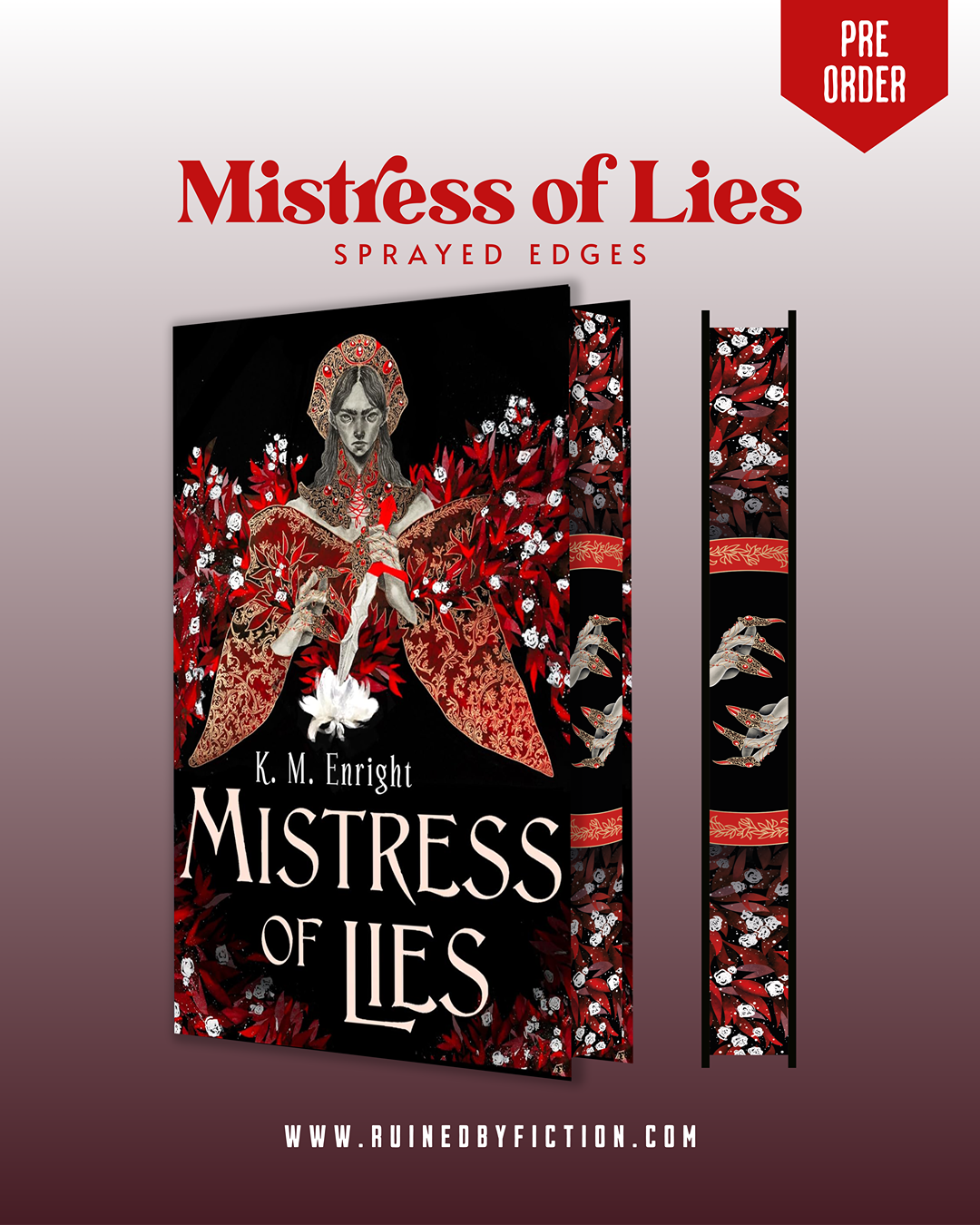 Mistress of Lies - Sprayed Edges