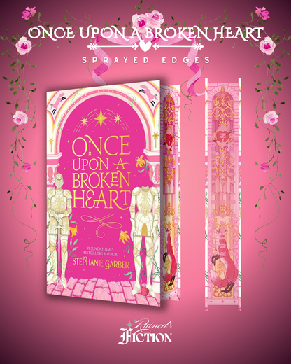 Once Upon a Broken Heart Series (Pink Hardcovers) - Sprayed Edges
