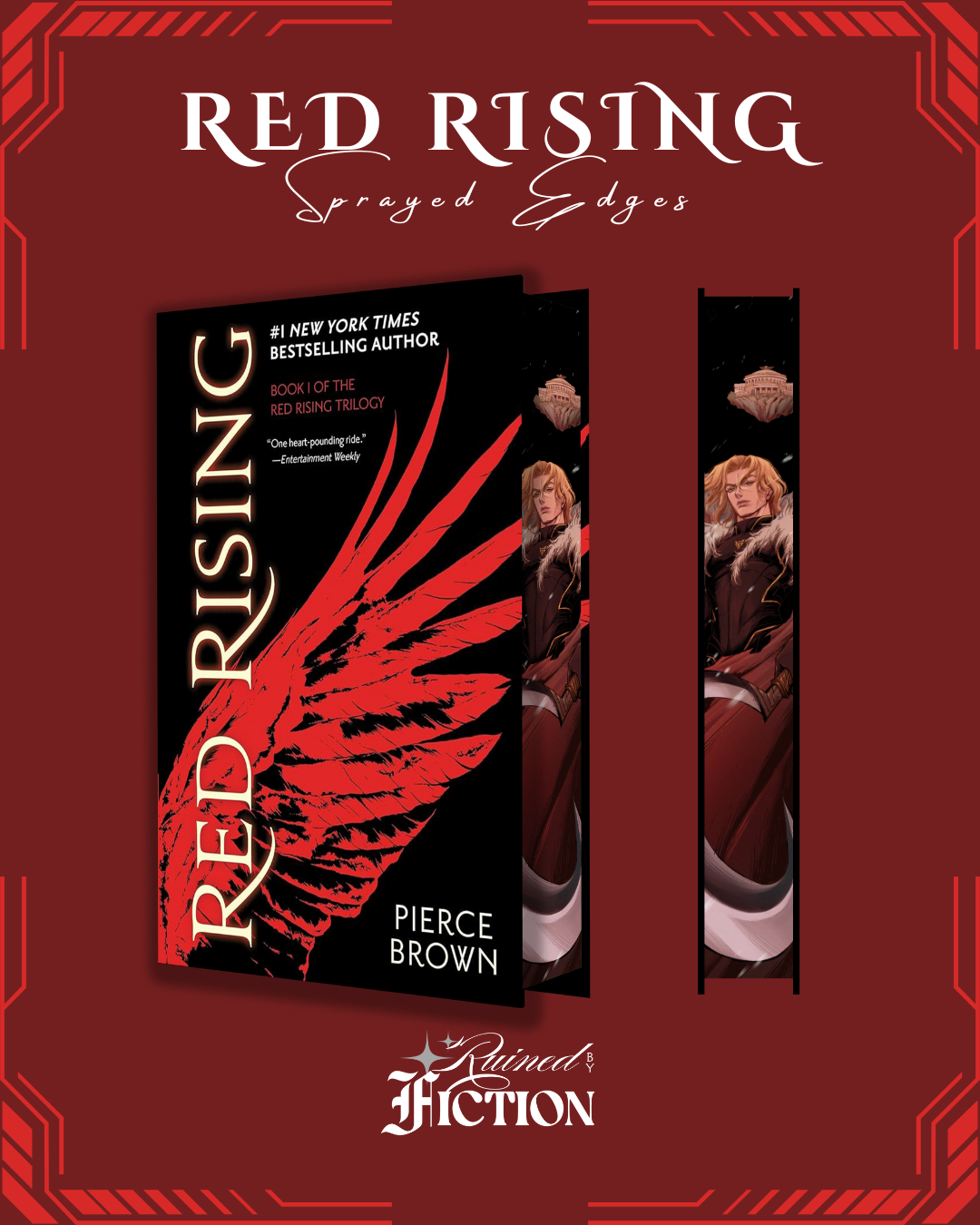 Red Risaing Red Rising - Sprayed Edges – Ruined By Fiction