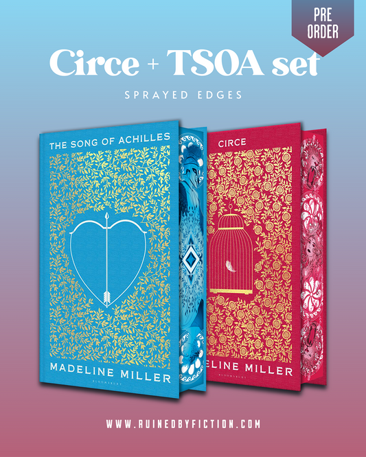 Song of Achilles + Circe anniversary editions set - Sprayed Edges