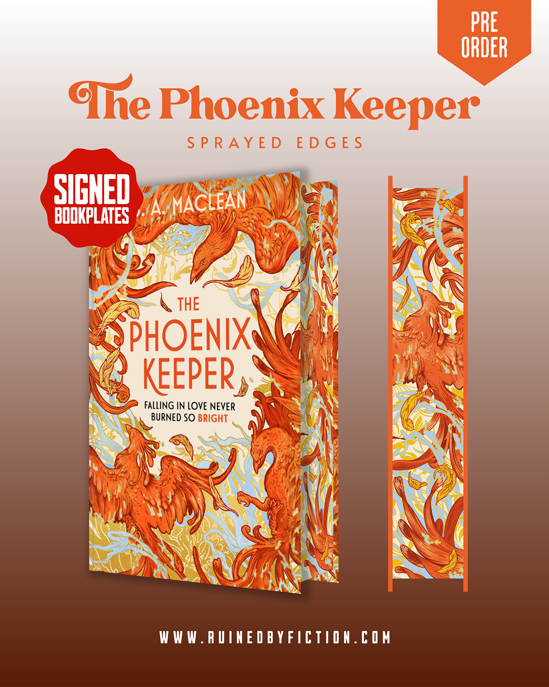 The Phoenix Keeper - Sprayed Edges