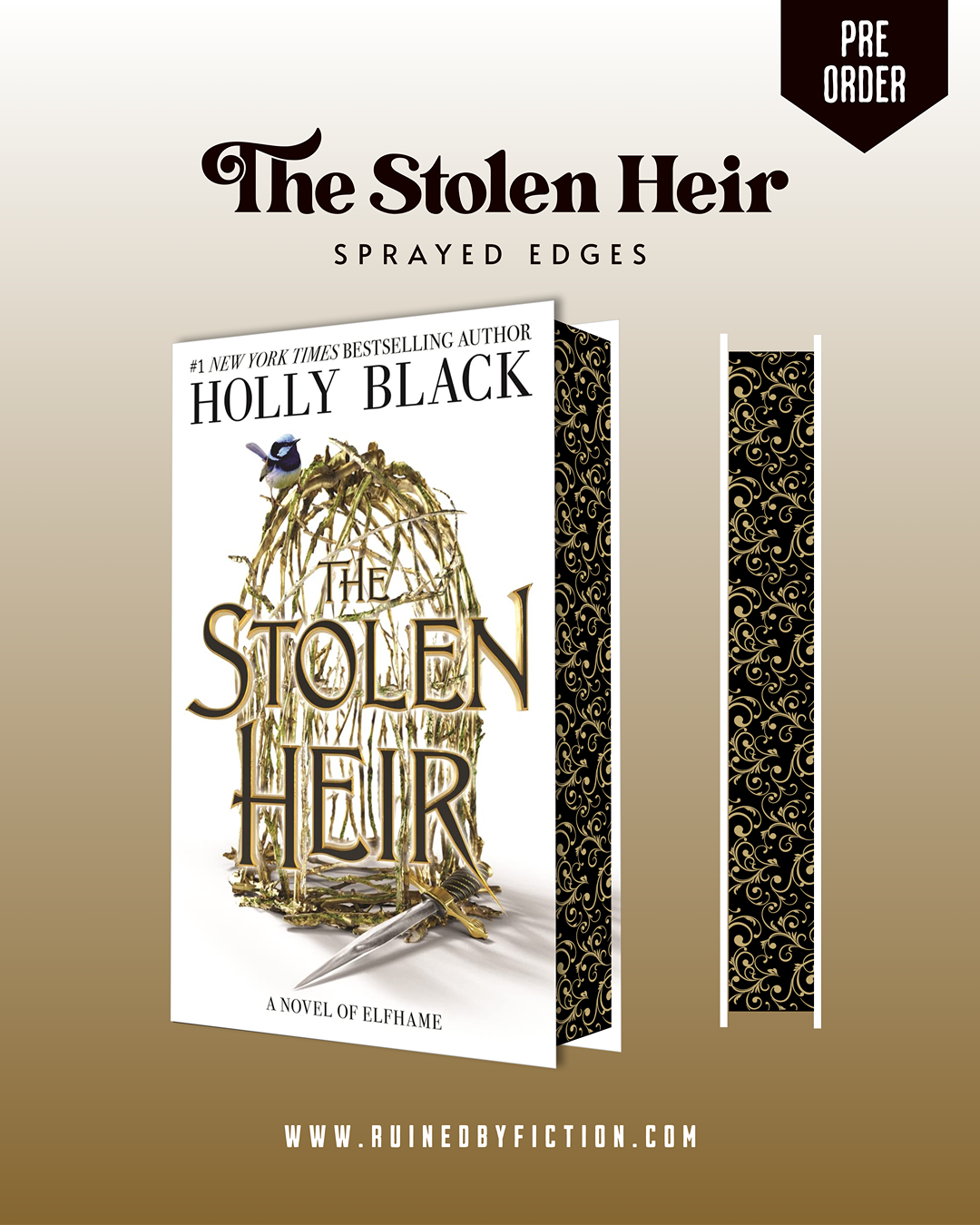 The stolen heir sprayed edges