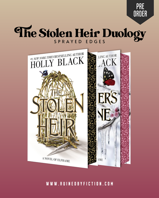 The stolen heir duology set sprayed edges