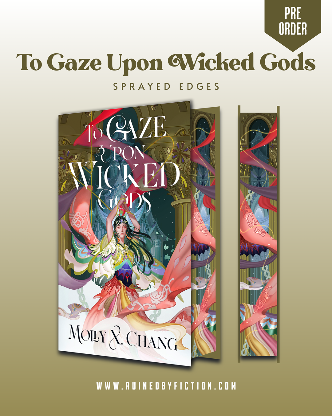 To Gaze Upon Wicked Gods - Sprayed Edges – Ruined By Fiction